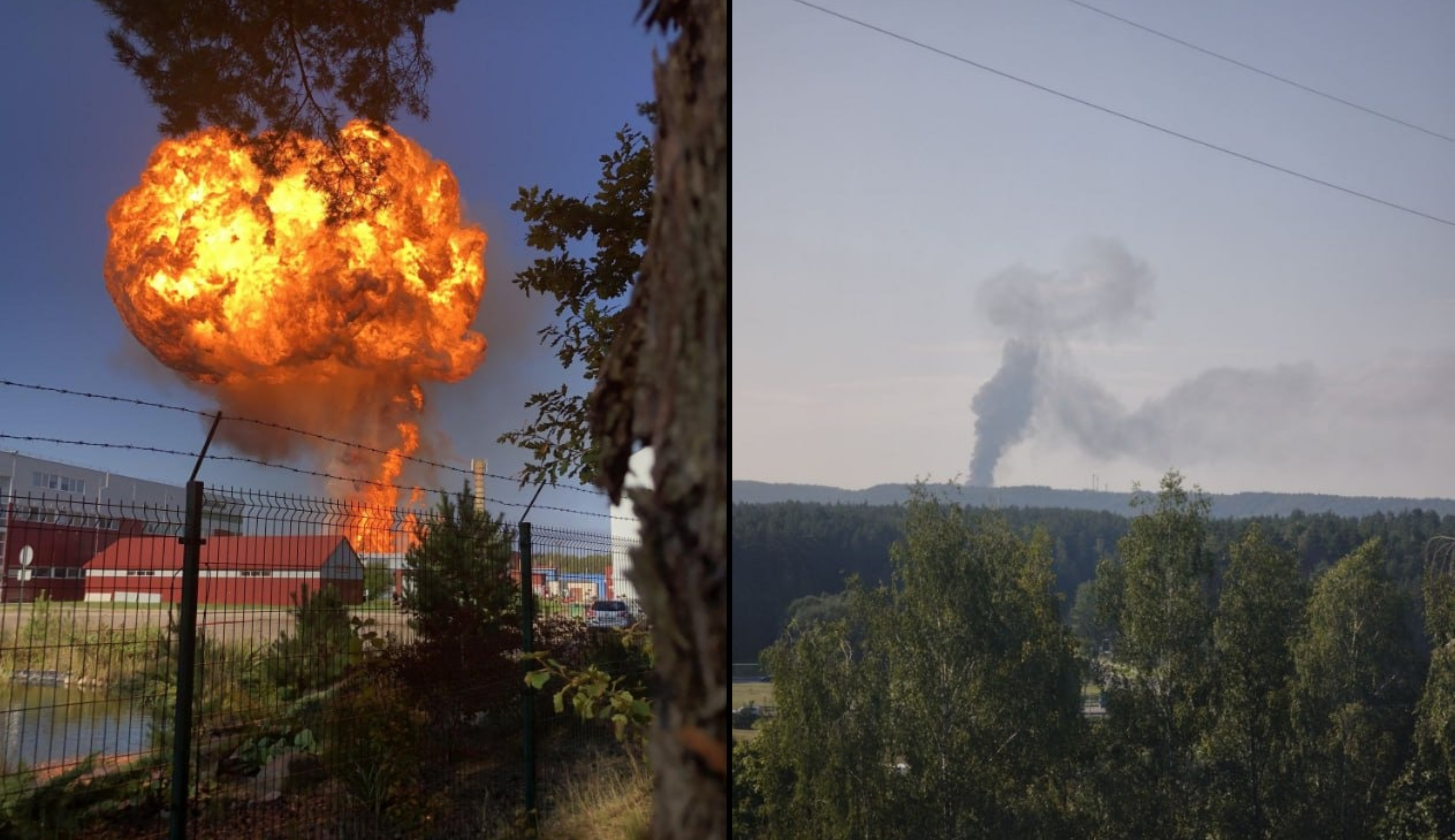 Explozii puternice la Vilnius: mai multe vagoane de tren cu gaz lichefiat ale companiei poloneze Orlen au luat foc