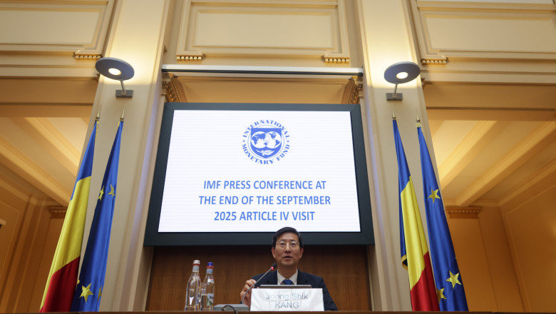 BUCURESTI - SEFUL MISIUNII FMI PENTRU ROMANIA - CONFERINTA - 12