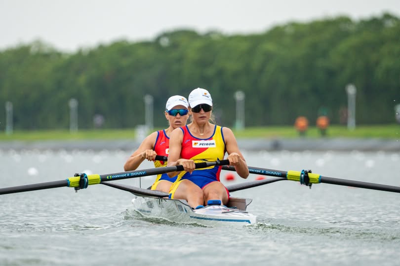 Aur pentru Romania la proba de dublu rame feminin, la Campionatele Mondiale de la Shanghai