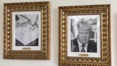 Joe Biden autopen portret donald trump casa alba