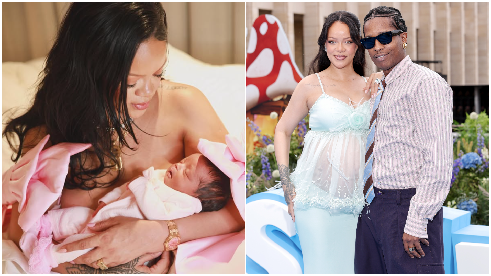 Rihanna a nascut o fetita, al treilea copil cu A$AP Rocky. Artista a dezvaluit numele si a publicat primele imagini