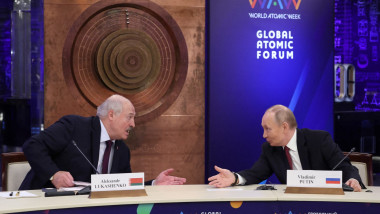 Alexander Lukașenko și Vladimir Putin