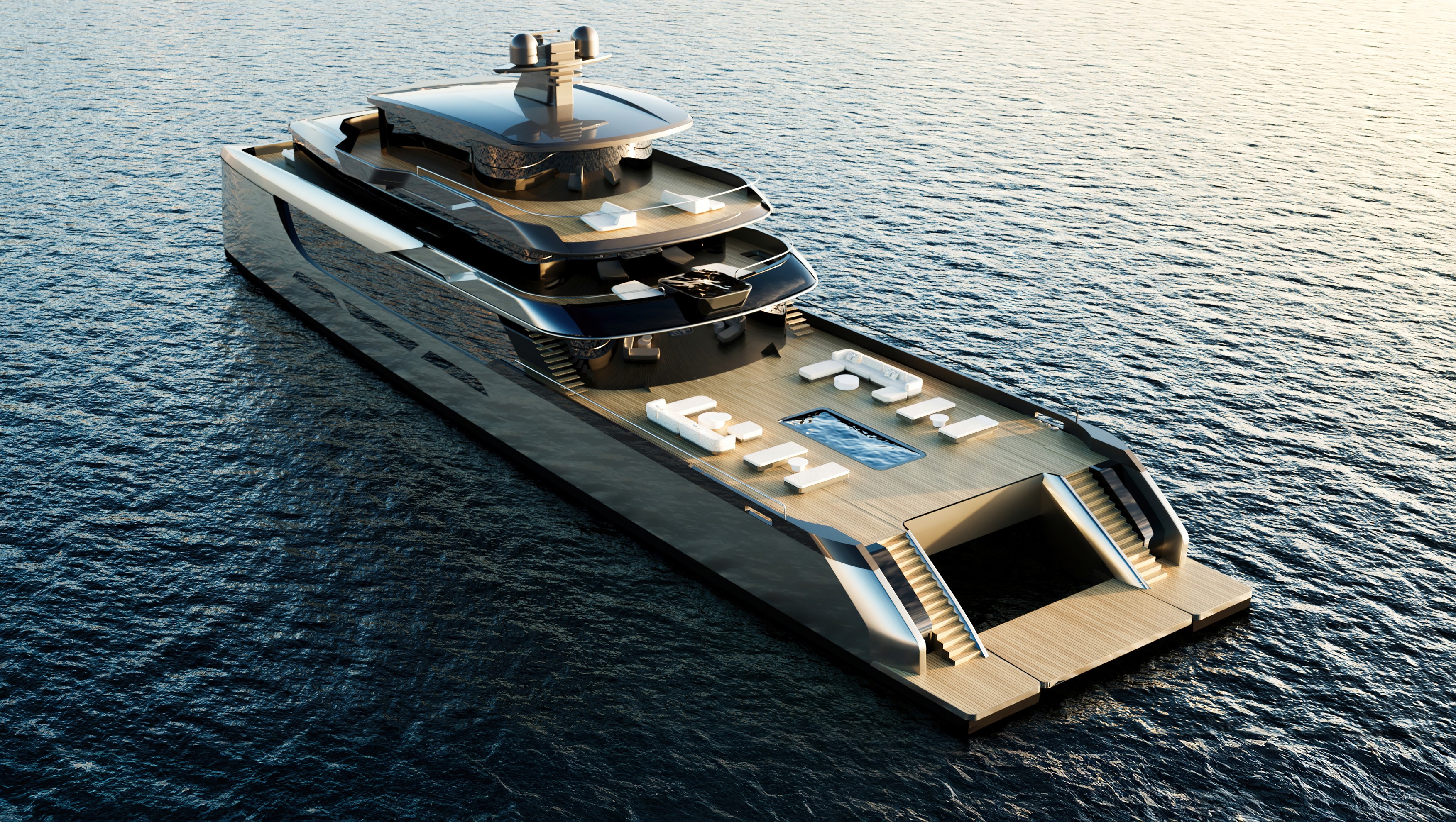 Asa va arata cel mai mare catamaran din lume. Va costa peste 200 de milioane de euro