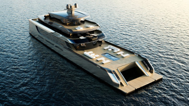 Cel mai mare catamaran de lux din lume, dezvăluit – și va costa peste 200 de milioane de euro.