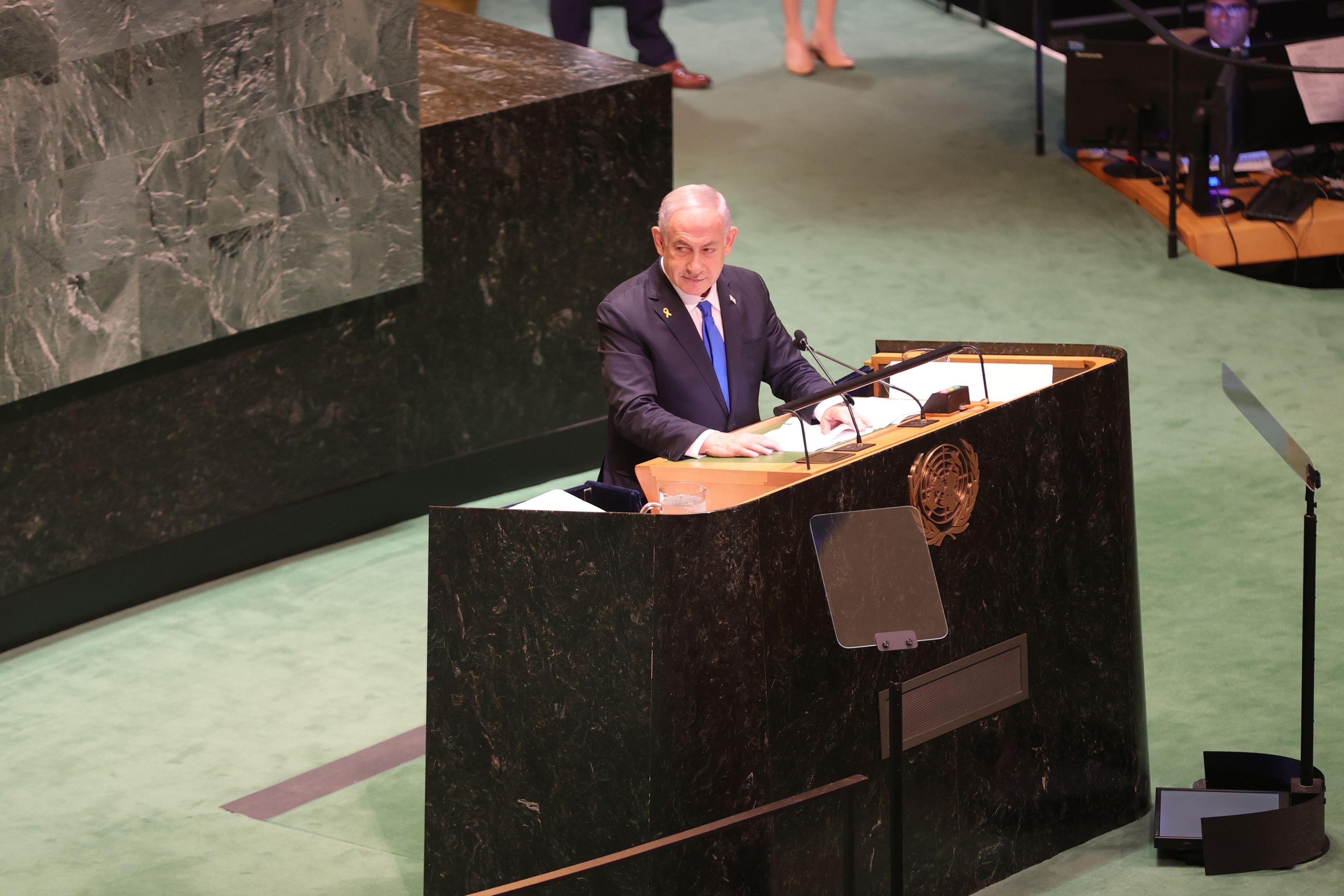 Discursul lui Benjamin Netanyahu la ONU ar urma să fie transmis în Gaza prin difuzoare plasate de armată în apropiere