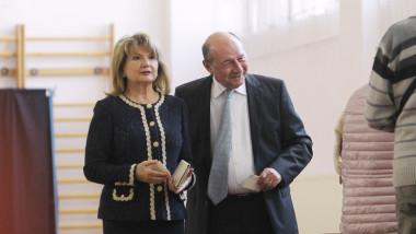 Maria și Traian Băsescu.