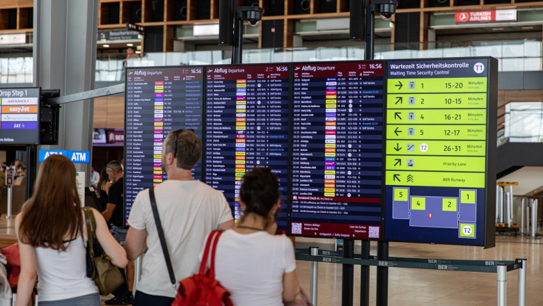 Germany: Berlin Airport Bustling With Tourists In Mid-Summer Rush