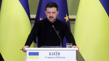 Joint press conference of President of Ukraine and President of European Parliament, Kyiv - 17 Sep 2025