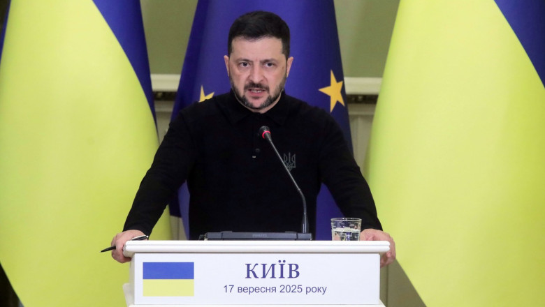 Joint press conference of President of Ukraine and President of European Parliament, Kyiv - 17 Sep 2025