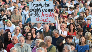 Protest la Budapesta. Foto: Profimedia