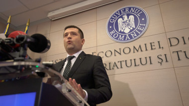 Radu Miruță, ministrul Economiei.