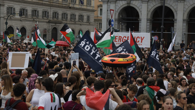 Roma, Blocchiamo Tutto sciopero per la Palestina contro il genocidio