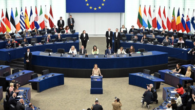 First plenary session of the newly-elected European Assembly in Strasbourg