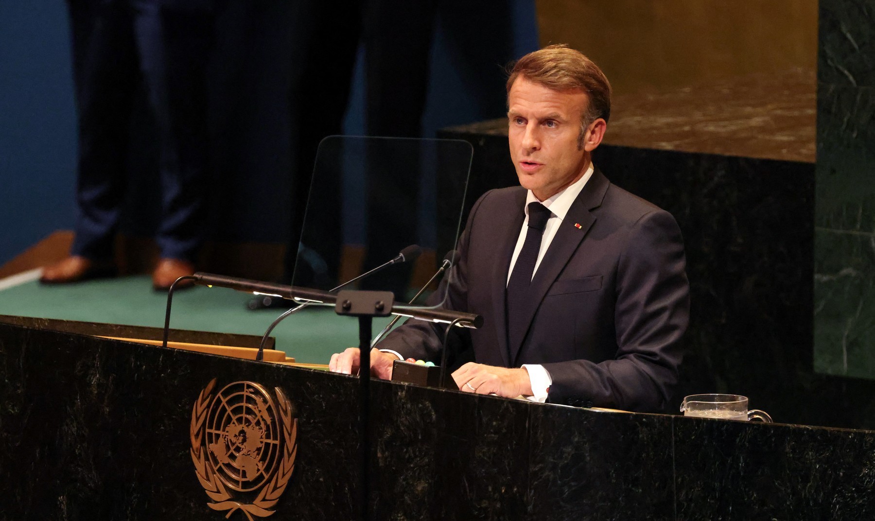 Emmanuel Macron a anunțat că Franţa recunoaşte statul Palestina: „A sosit timpul păcii”