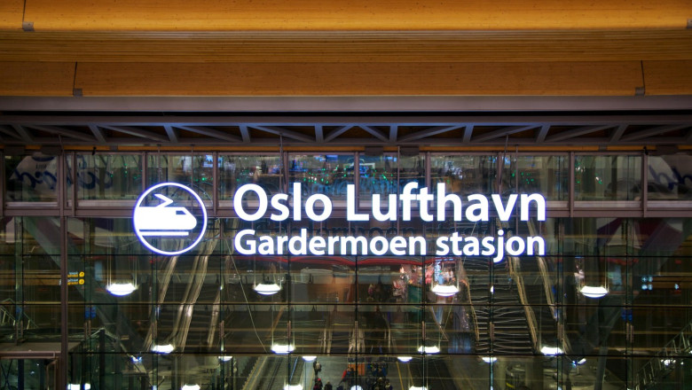 Aeroport, Oslo, Norvegia