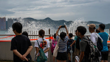 Hong Kong During Typhoon Ragasa