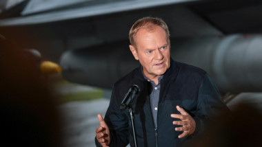 donald tusk sustine o alucutiune