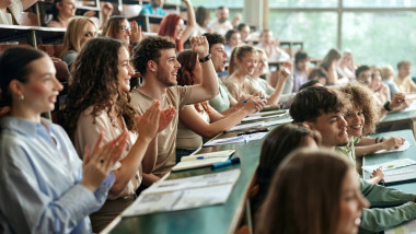 Prima zi de cursuri pentru studenți. Foto Getty Images
