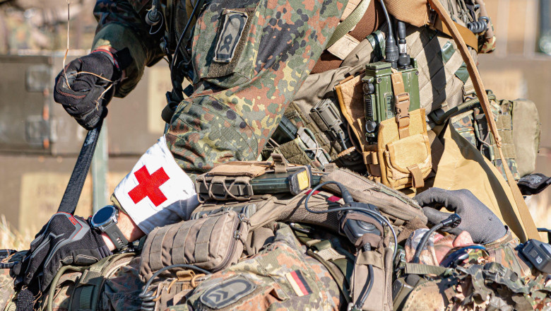 militari medici germani exercitiu militar