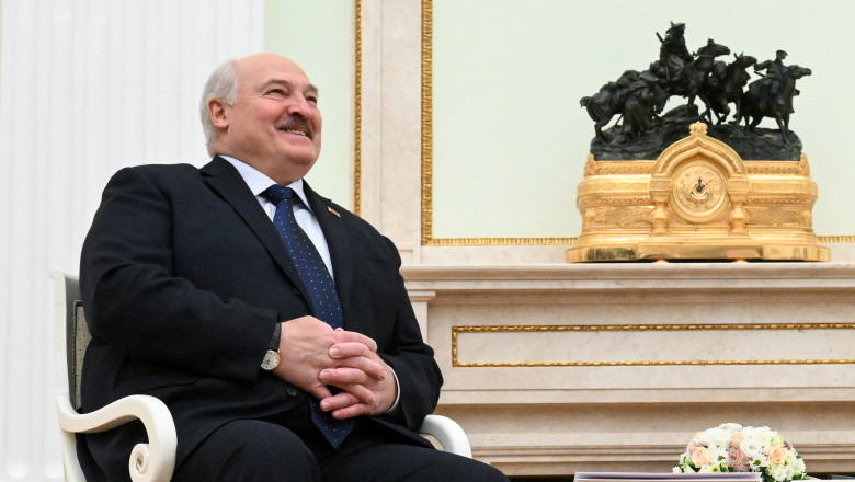Dictatorul din Belarus, Aleksandr Lukasenko.