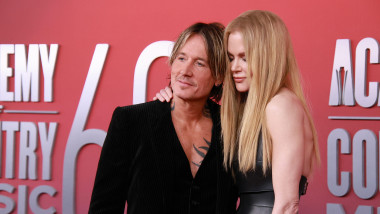 Keith Urban and Nicole Kidman attend the 60th Academy of Country Music Awards at Omni Frisco Hotel at The Star on May 08, 2025 in Frisco, Texas. Photo: Ozzie B/imageSPACE Credit: Imagespace/Alamy Live News