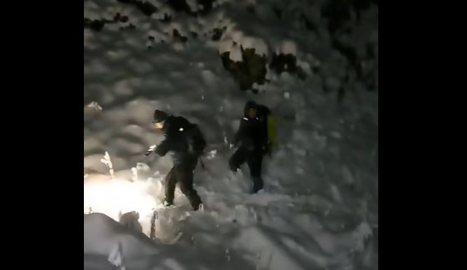 Operațiune de salvare periculoasă pe munte. Patru turiști din Plonia au fost salvați de jandarmi după o operațiune de cinci ore