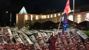 Protest Rally In Tbilisi, Georgia