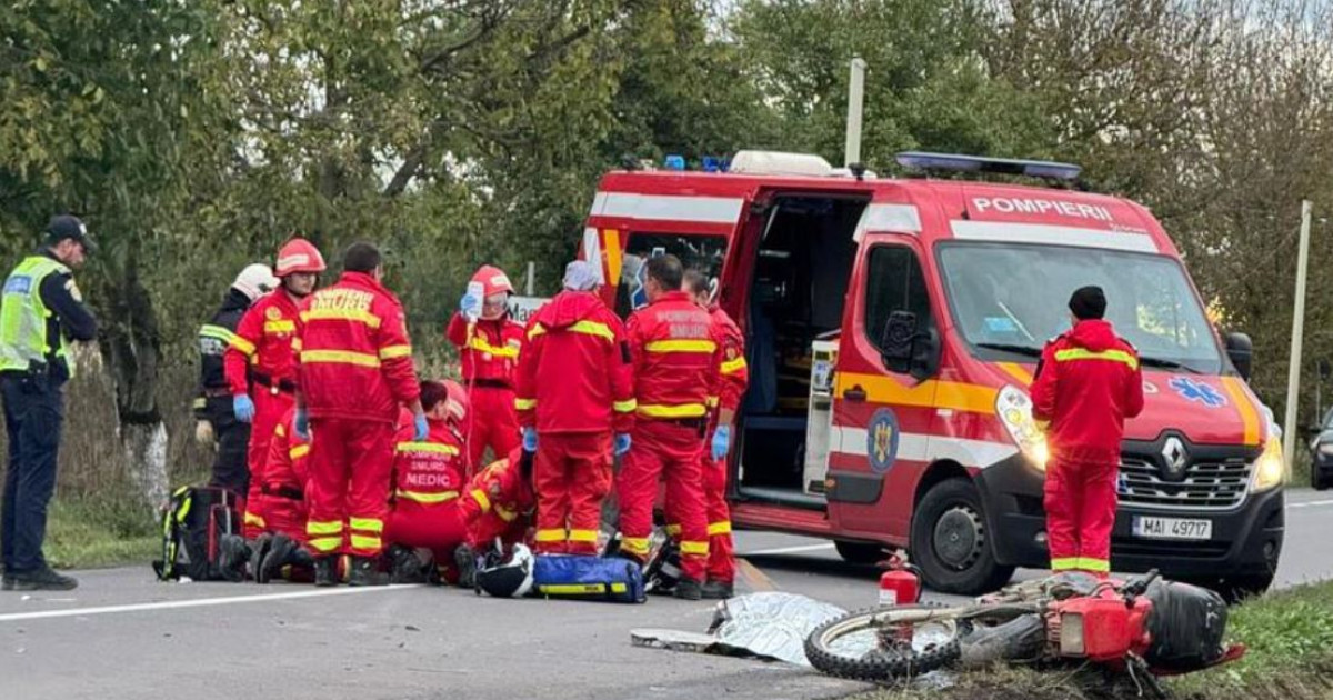 Accident mortal în Mureș: Doi tineri au decedat după coliziune