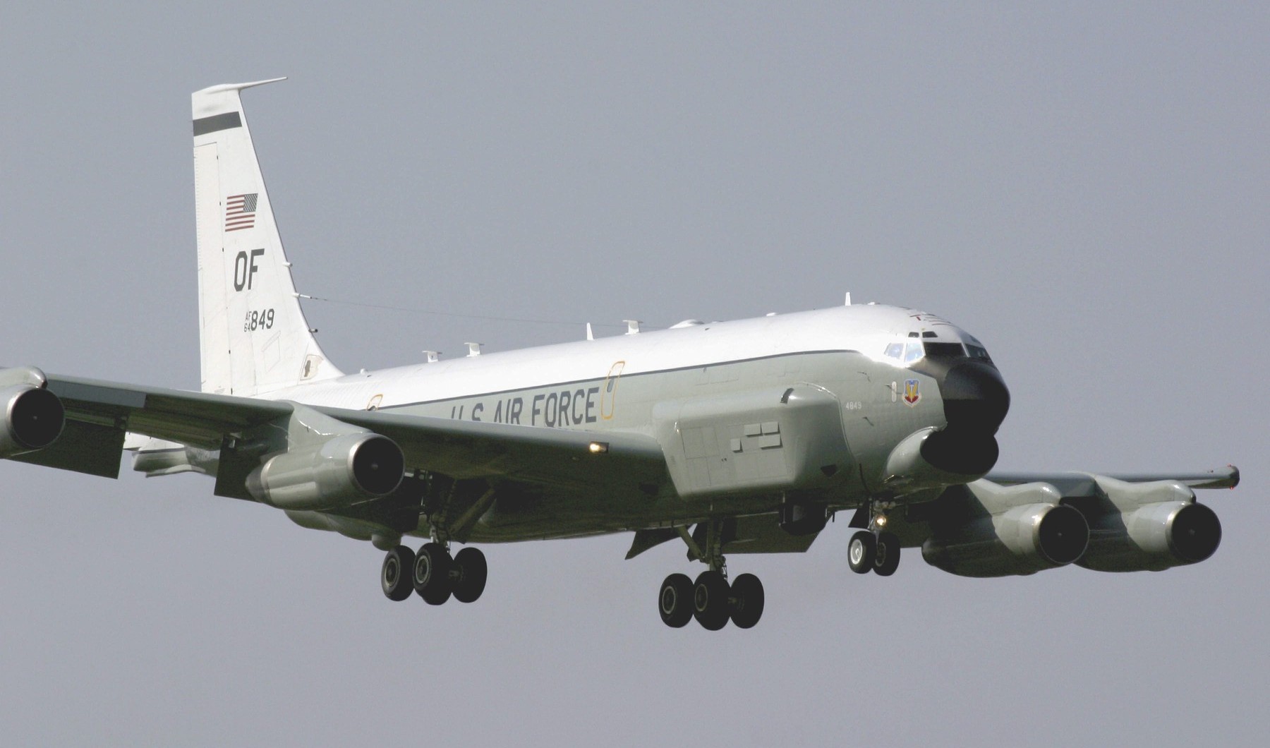 Un avion american de spionaj a fost zărit deasupra regiunii ruse Kaliningrad. De unde a decolat aparatul RC-135U