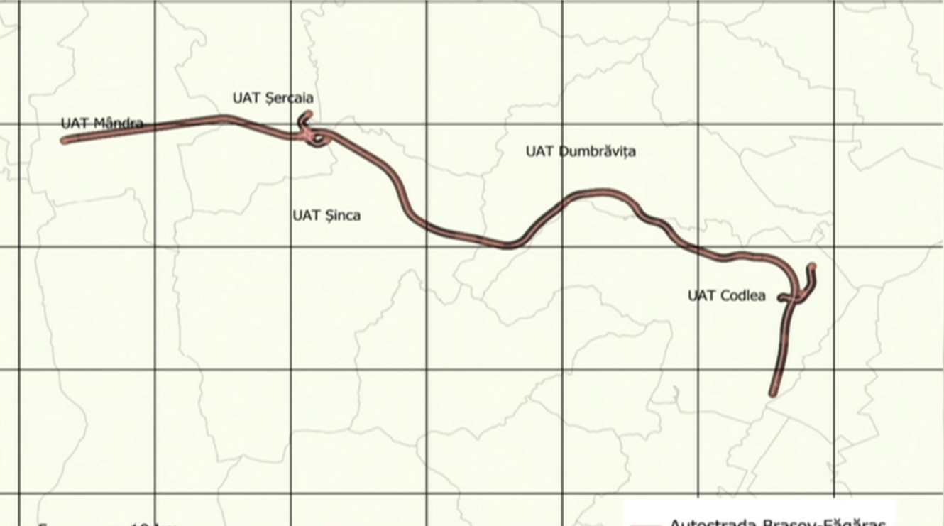 A fost publicat proiectul autostrăzii Brașov-Făgăraș. Când ar putea începe lucrările