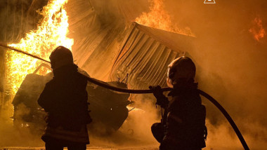 Aftermath of a Russian drone attack in Odesa region