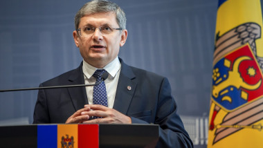 Press conference of the Chairman of the Parliament of the Republic of Moldova Igor Grosu and the Chairman of the House of Representatives of the Irish Parliament Sean O'Fergale following the meeting.