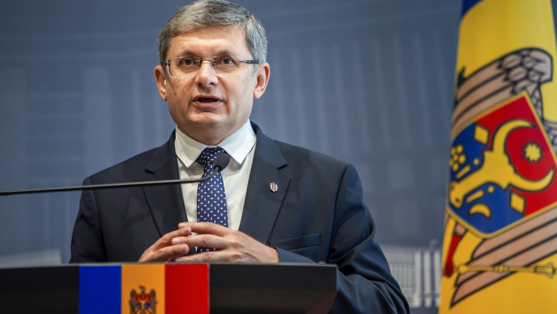 Press conference of the Chairman of the Parliament of the Republic of Moldova Igor Grosu and the Chairman of the House of Representatives of the Irish Parliament Sean O'Fergale following the meeting.