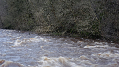 River Irthing in flood