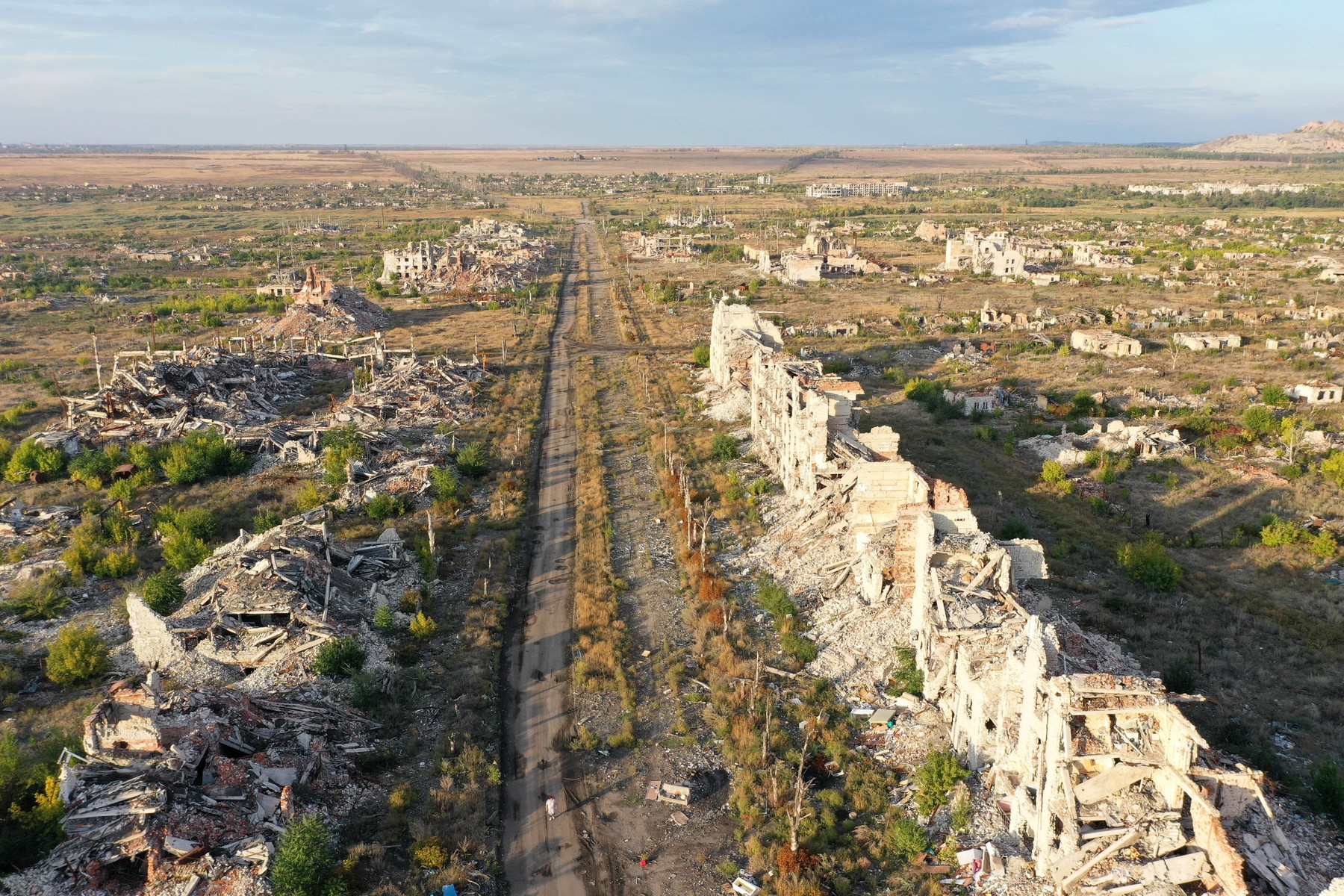 Imagini apocaliptice dintr-un oraș pe care rușii „l-au eliberat” în 2023