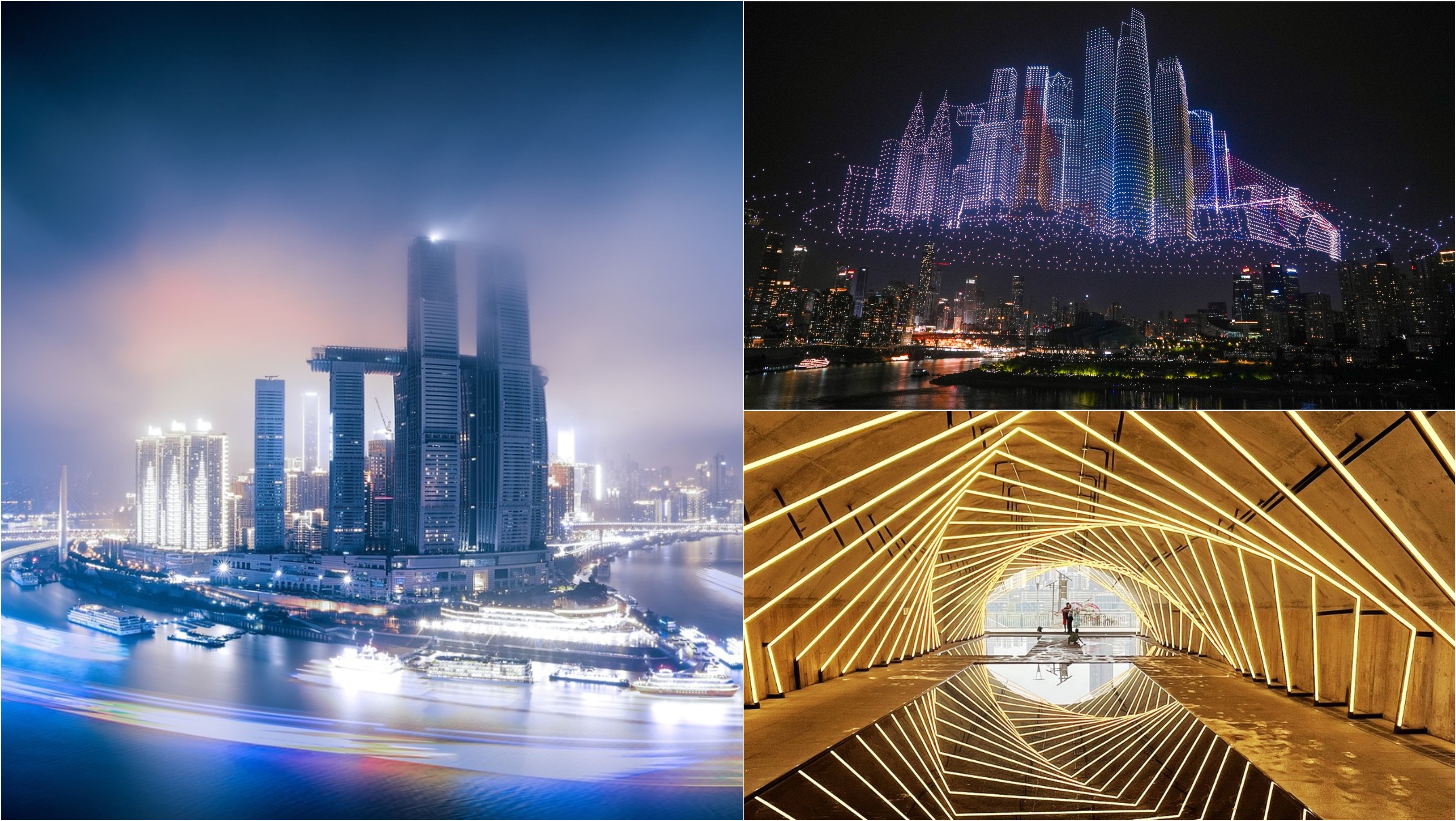 Cum arată „orașul magic 8D” al Chinei, unde metroul îți trece prin casă și parterul clădirilor se află la 22 de etaje deasupra solului