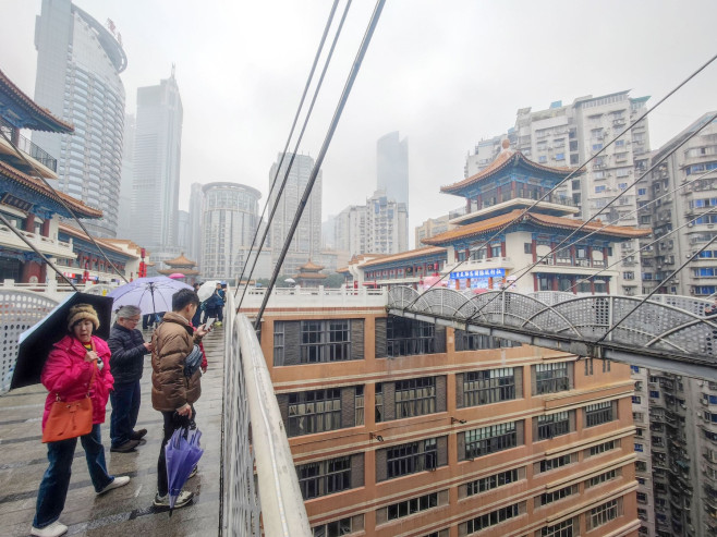 China: Kuixing Building in Chongqing