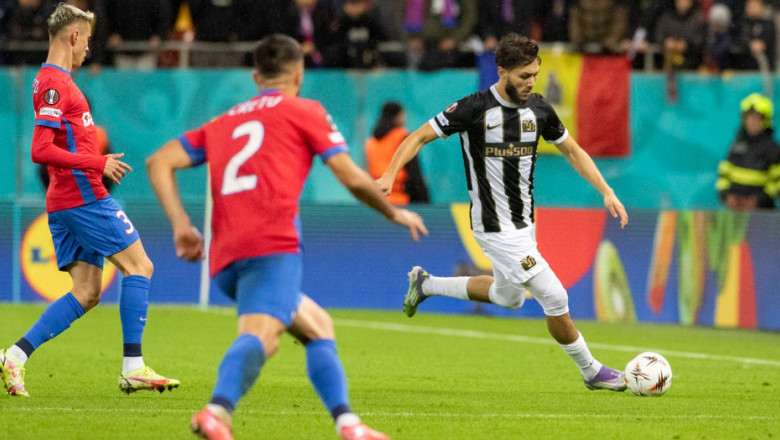 faza de joc din fcsb - young boys berna