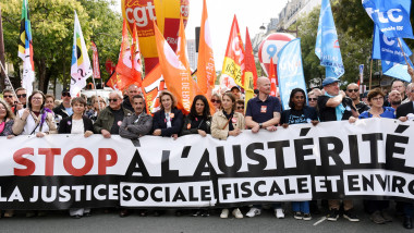 protest franta austeritate