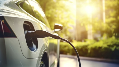 Electric Cars Charging: Detail of Charging Port