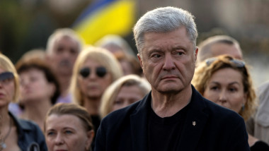 Memorial ceremony for former Ukrainian parliamentary speaker Andriy Parubiy on Maidan in Kyiv