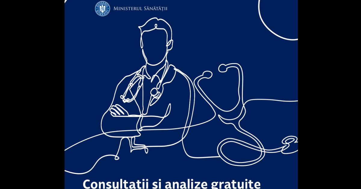 Consultații și analize gratuite pentru toți românii