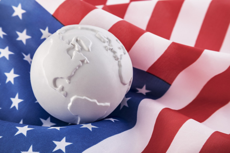 globul pamantesc harta mondiala steag american drapel sua