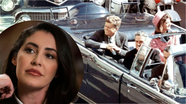 Anna Paulina Luna / John F. Kennedy în mașină înainte să fie asasinat