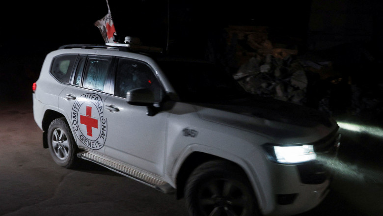 Hamas hands over bodies of hostages held in Gaza to Red Cross