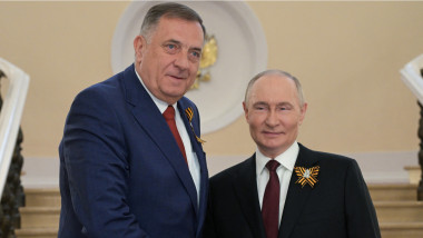 Milorad Dodik și Vladimir Putin