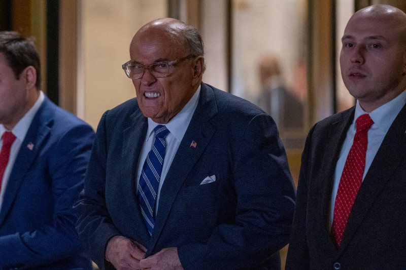 Rudy Giuliani Appears in Manhattan federal court