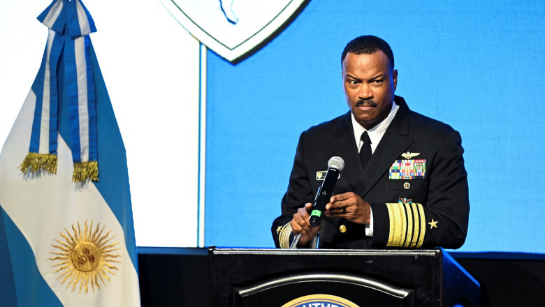 U.S. Navy Admiral Alvin Holsey, commander of U.S. Southern Command (SOUTHCOM)
