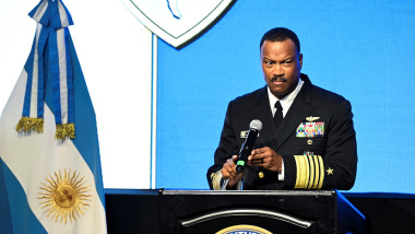 U.S. Navy Admiral Alvin Holsey, commander of U.S. Southern Command (SOUTHCOM)