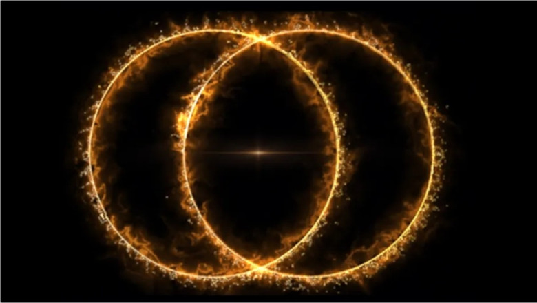 ilustrație cu cercuri radio bizare